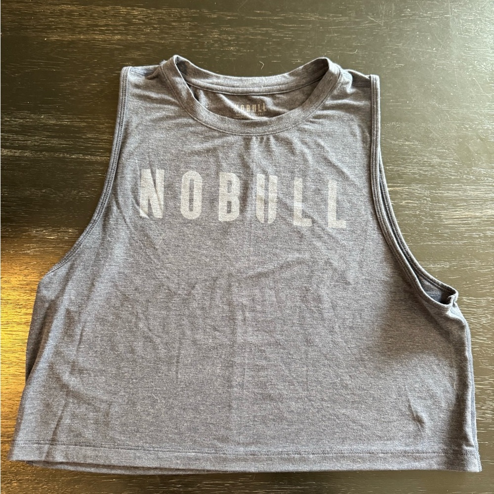 NOBULL Heather Blue Muscle Tee
